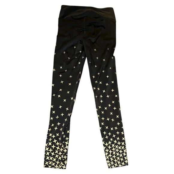 Koral Stellar‎ High Rise Impression Leggings Stars Constellation Black Gold XS - Picture 2 of 5